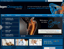 Tablet Screenshot of hagenchirocenter.com